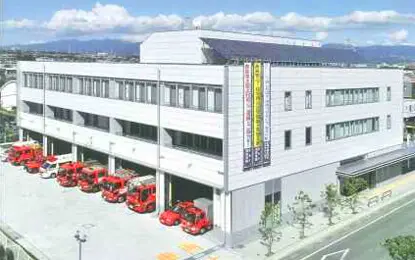 沼津市消防本部・北消防署 庁舎整備事業の施工写真（CITY & PUBLIC）