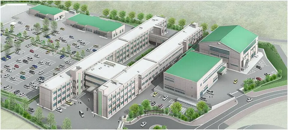 静岡県医療健康産業研究開発センターの施工写真（WORK & PRODUCE）